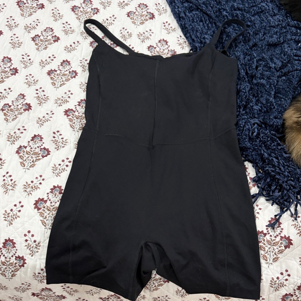 All in motion cross back shorts one piece